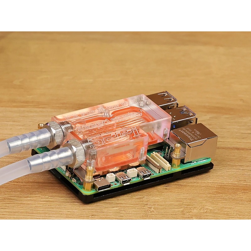 Raspberry Pi Water Cooling Kit - ชุดระบายความร้อนด้วยน้ำแบบบางพิเศษสำหรับ CPU Raspberry Pi 5