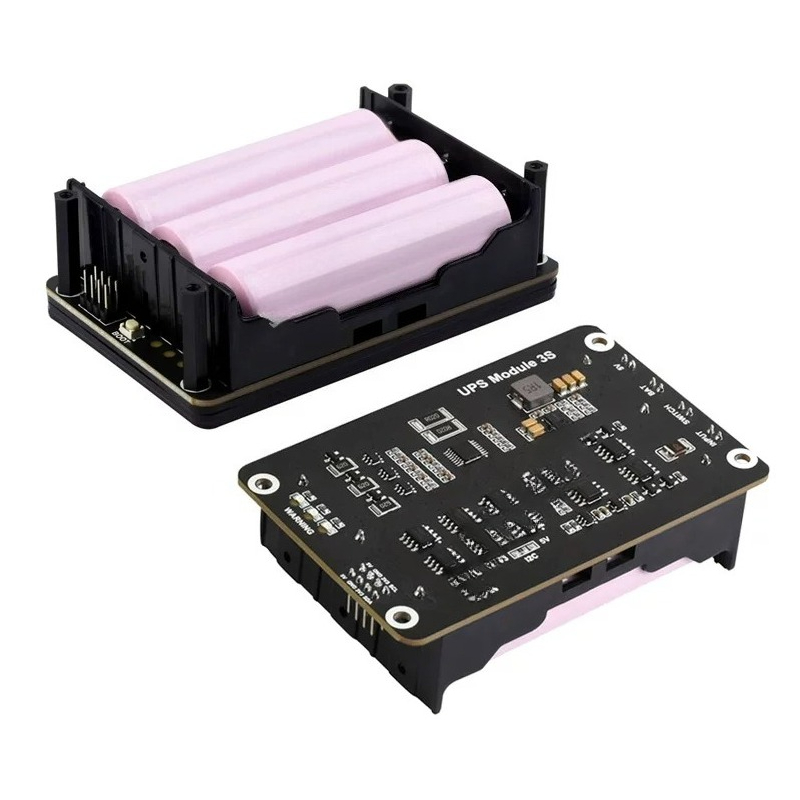 Raspberry Pi Uninterrupted Power Supply Ups 18650 - โมดูลจ่ายไฟ 3S สำหรับ Raspberry Pi 5