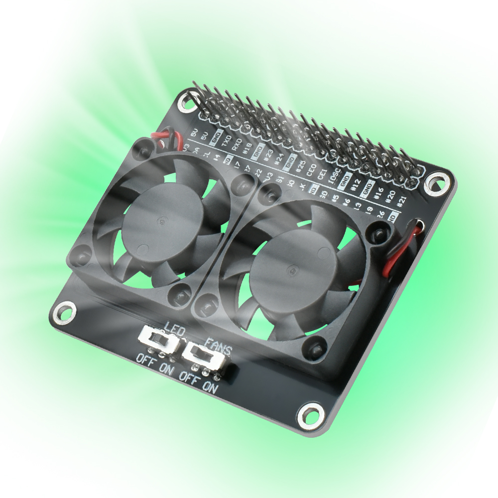 RPI แผงพัดลมทำความเย็นคู่พร้อม - Raspberry Pi Water Cooling Kit บทวิจารณ์และราคา