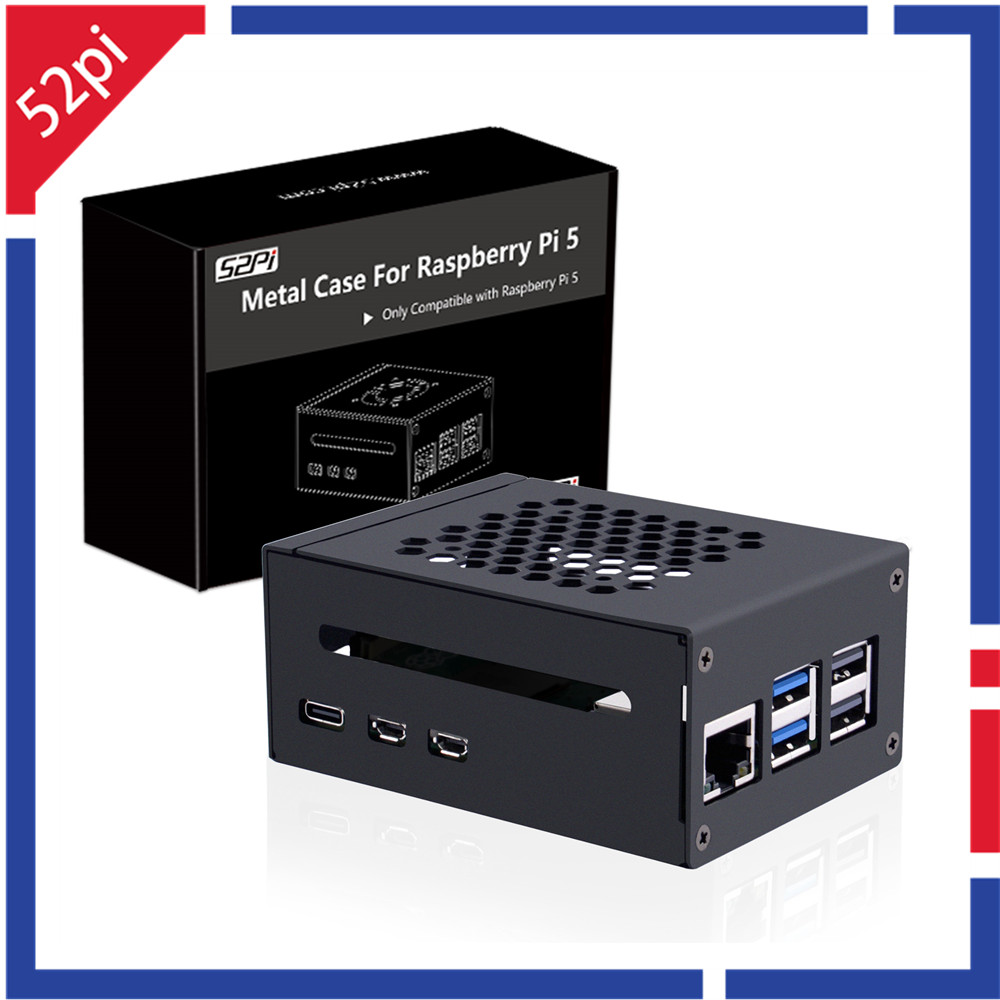 52Pi Raspberry Pi 5 โลหะใช้งาน - Argon One V3 M.2 Nvme Case บทวิจารณ์และราคา