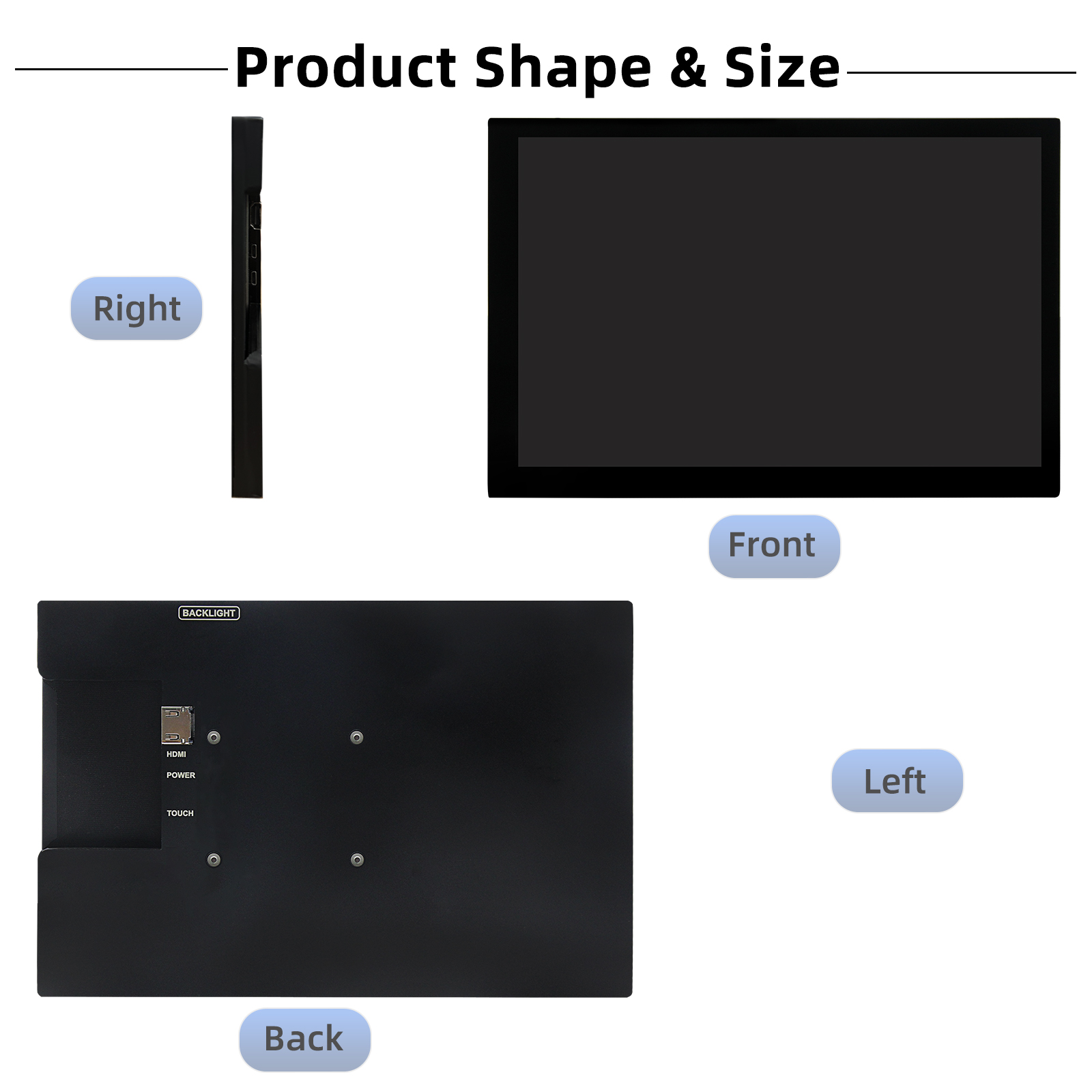 หน้าจอสัมผัสแบบพกพา10.1นิ้วควา - Raspberry Pi 10.1 Inch Capacitive Touch Screen Ips บทวิจารณ์และราคา