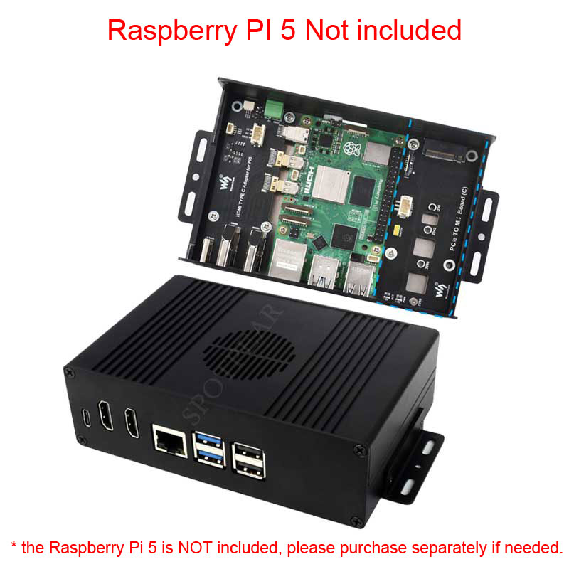 Raspberry Pi 5 กล่องชุด-C PCIe - Argon One V3 M.2 Nvme Case บทวิจารณ์และราคา